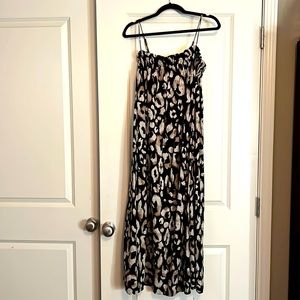 H&M Leopard Print Maxi Dress